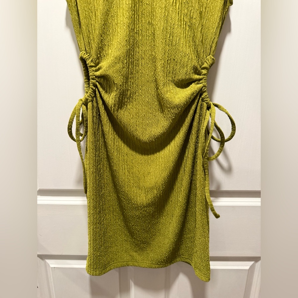 Cutout Drawstring Mini Dress - Picture 4 of 8